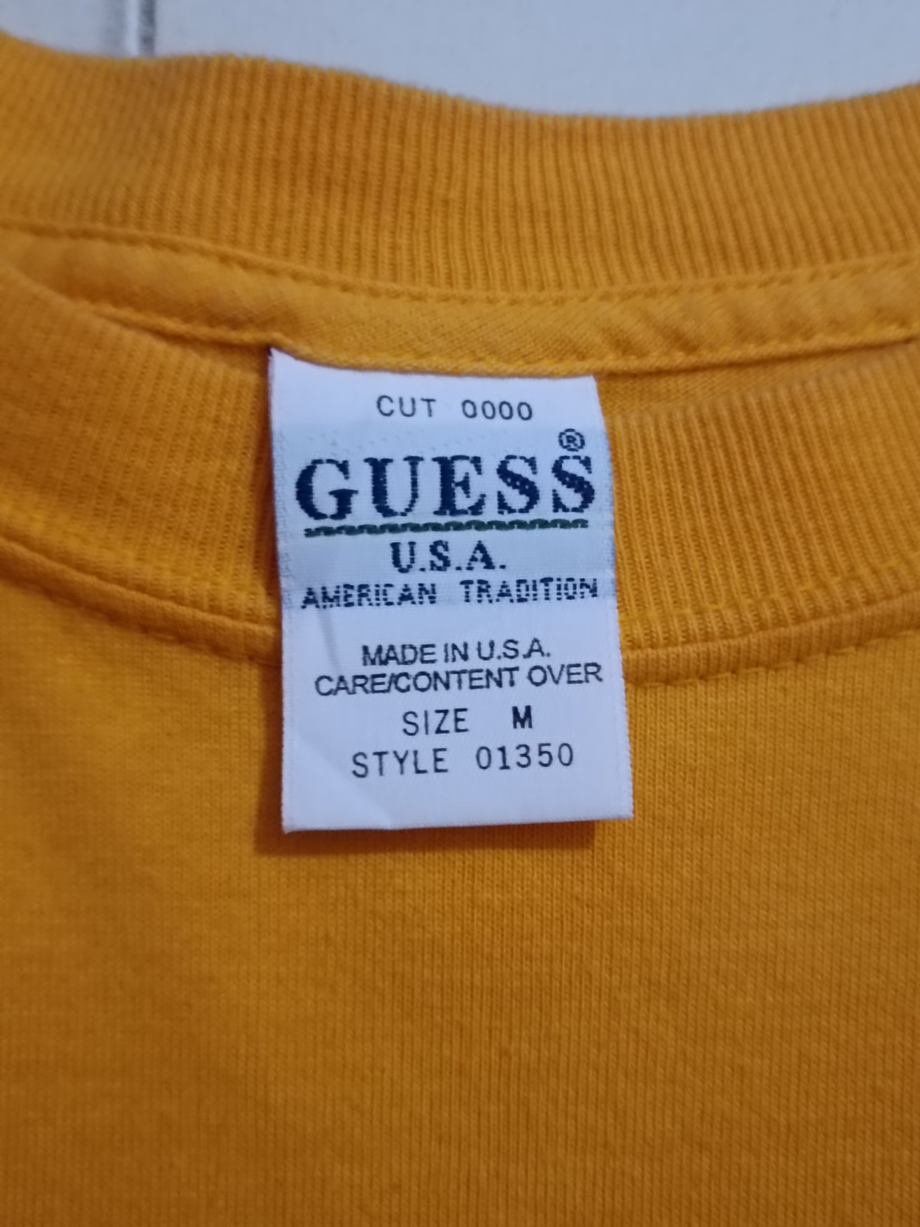 Guess × Vintage Guess U.S.A T Shirt Size US M / EU 48-50 / 2 - 5 Thumbnail