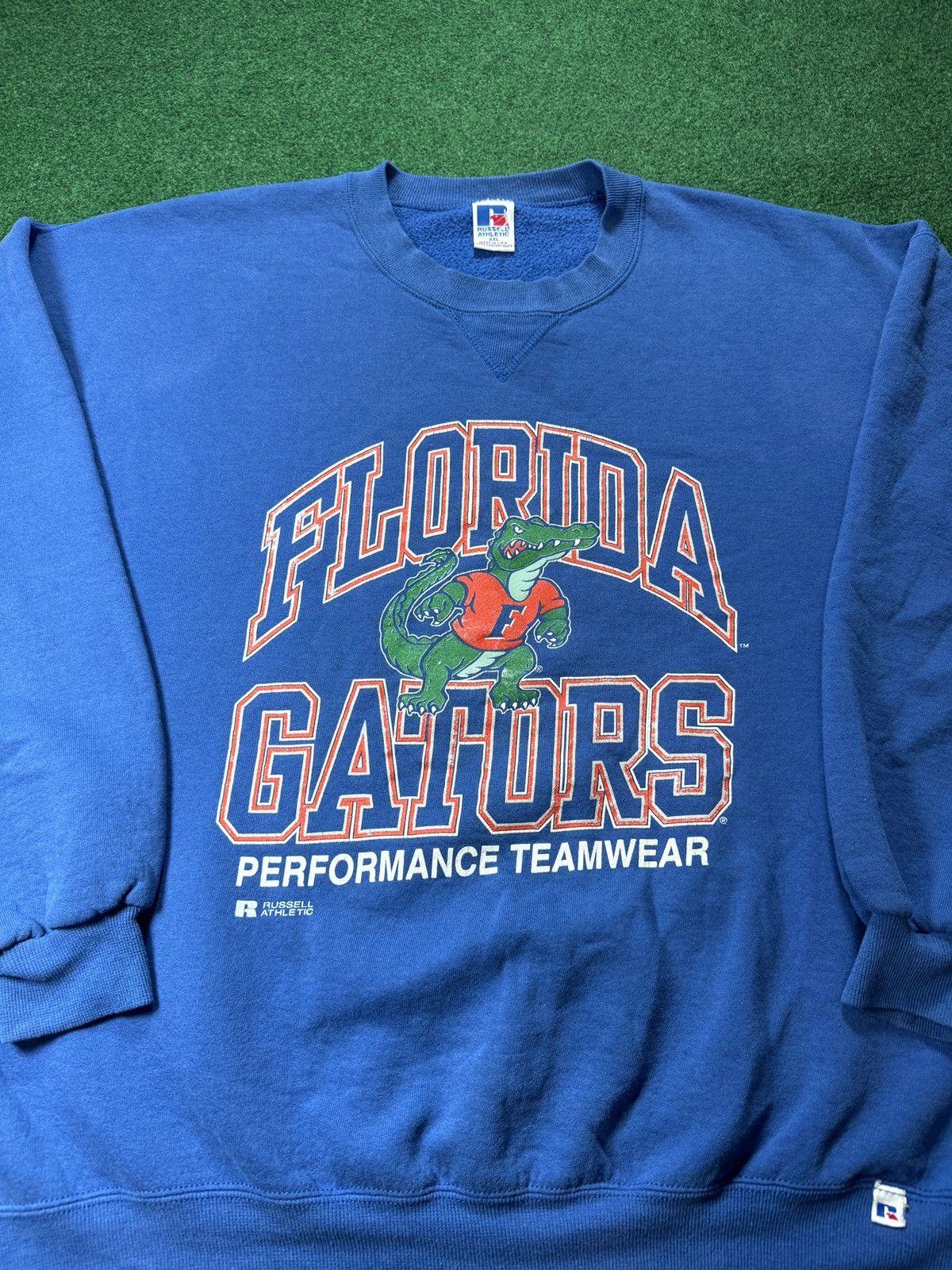 NCAA × Russell Athletic × Vintage Vintage 90s Florida Gators Russell Athletic XXL Sweatshirt Size US XXL / EU 58 / 5 - 2 Thumbnail