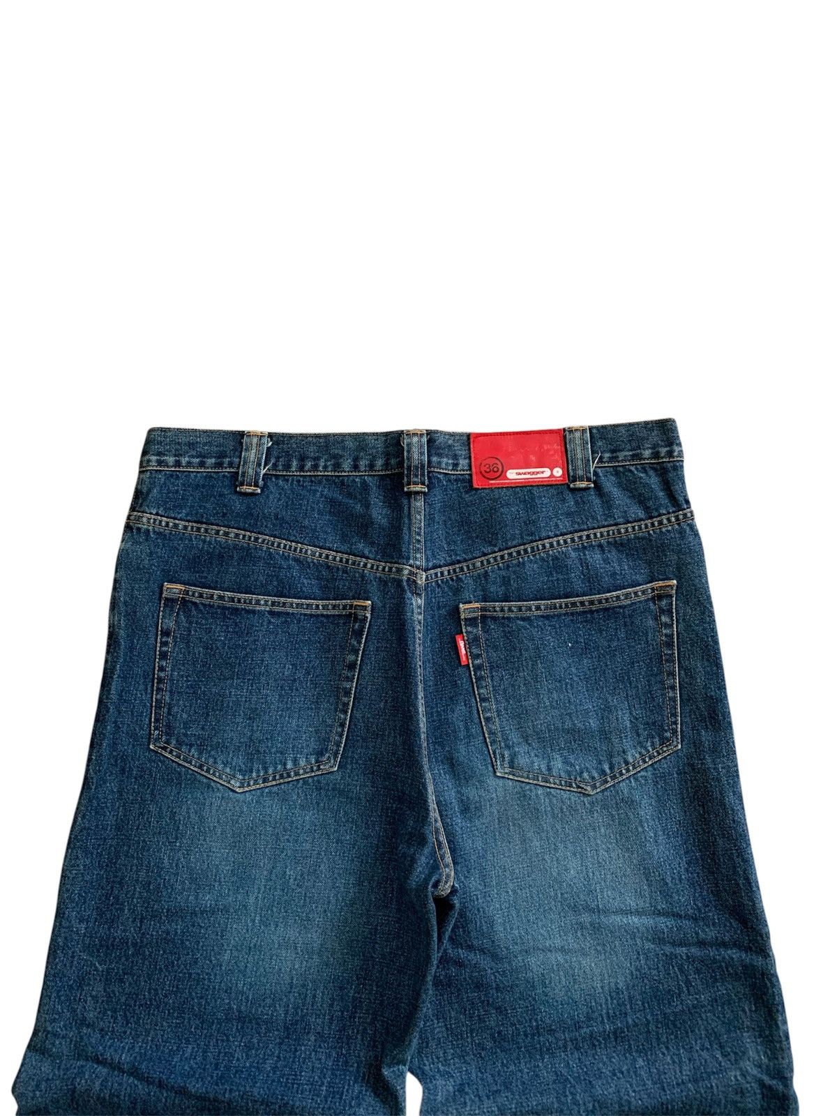 Swagger Swagger Japan Denim Redline Selvedge Baggy Jeans Size US 36 / EU 52 - 3 Thumbnail