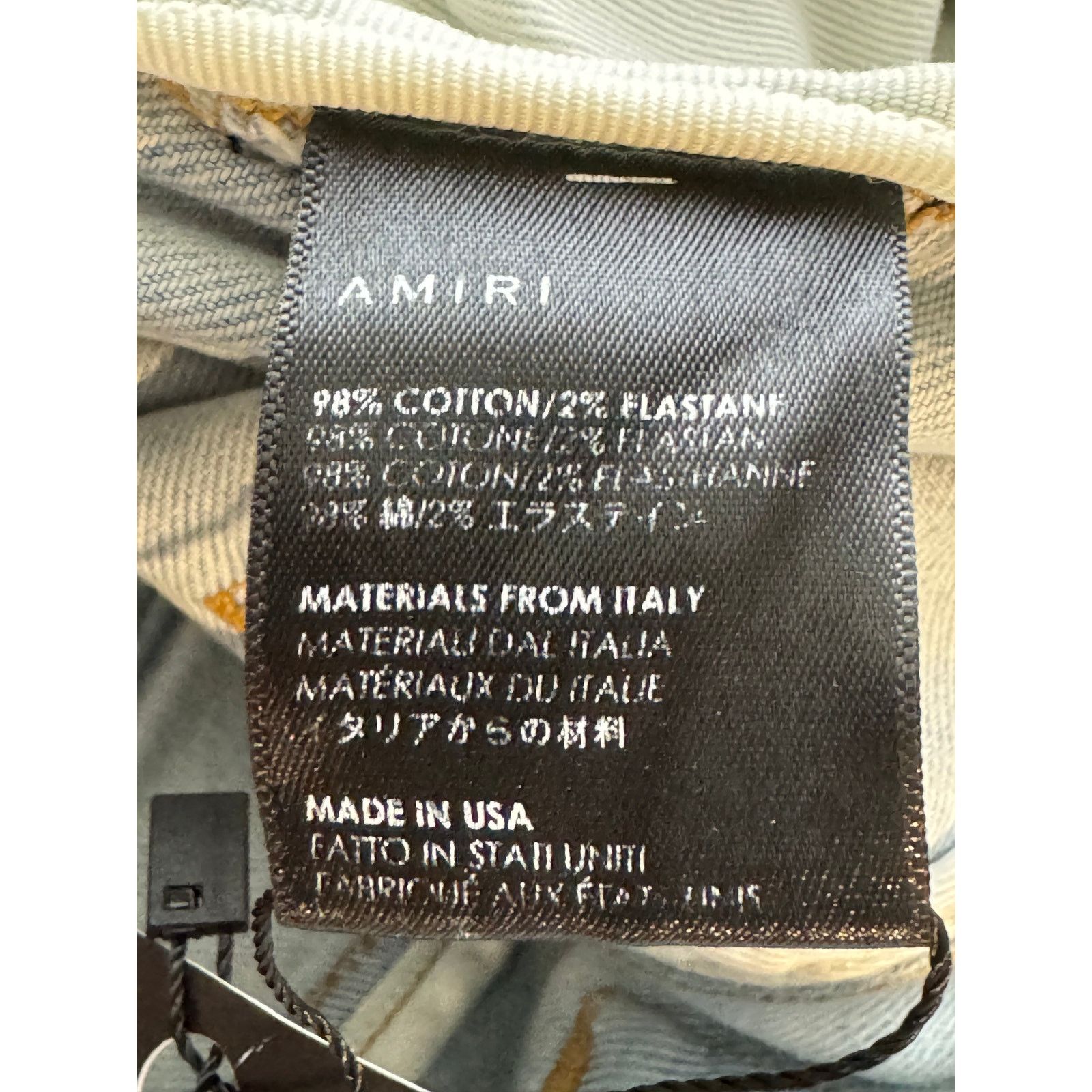 Amiri Amiri Plain Light Wash Blue Jeans Size US 34 / EU 50 - 5 Thumbnail