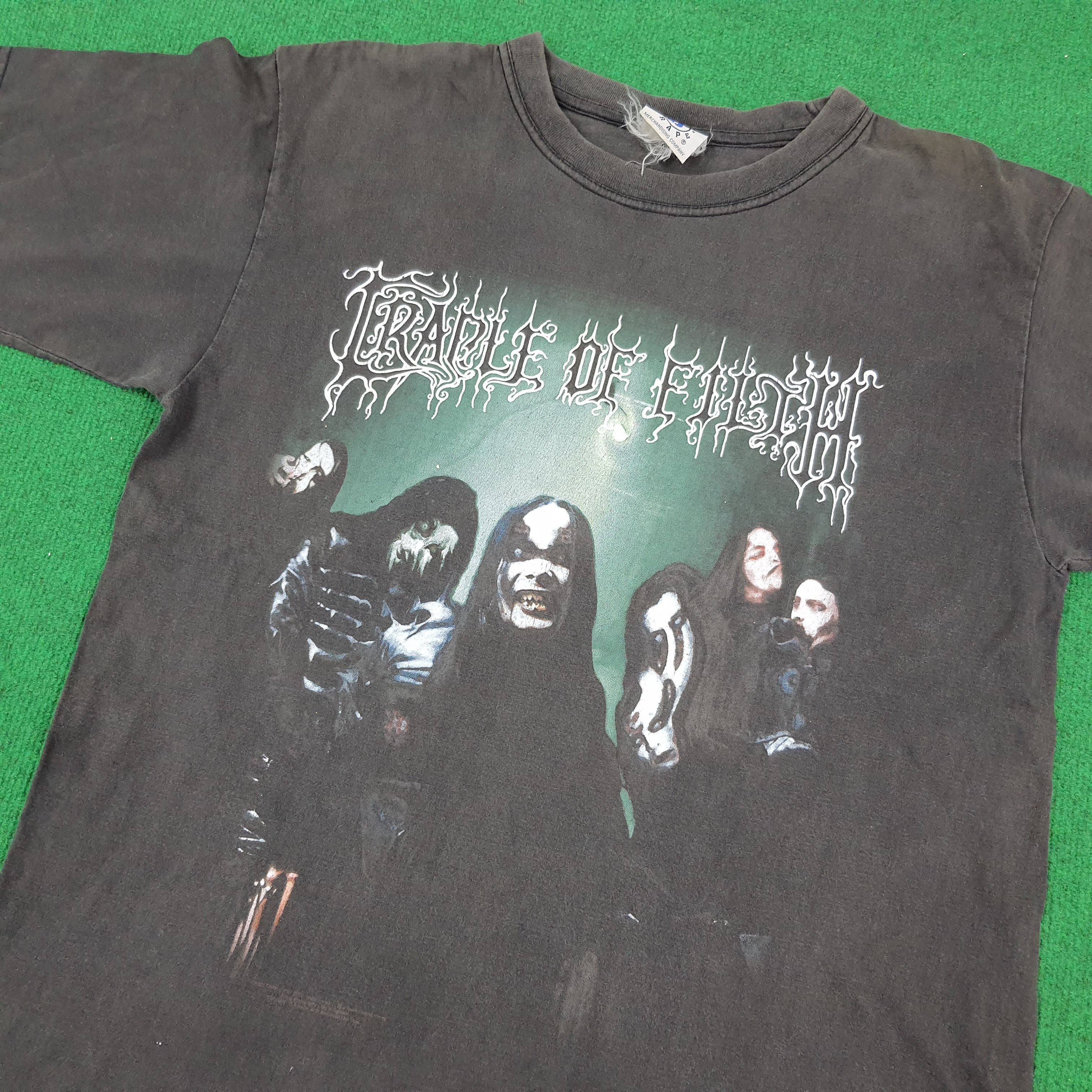Band Tees × Vintage Vintage Cradle of Flith Band Heaven's Mutant Children Tshirt Size US L / EU 52-54 / 3 - 2 Thumbnail