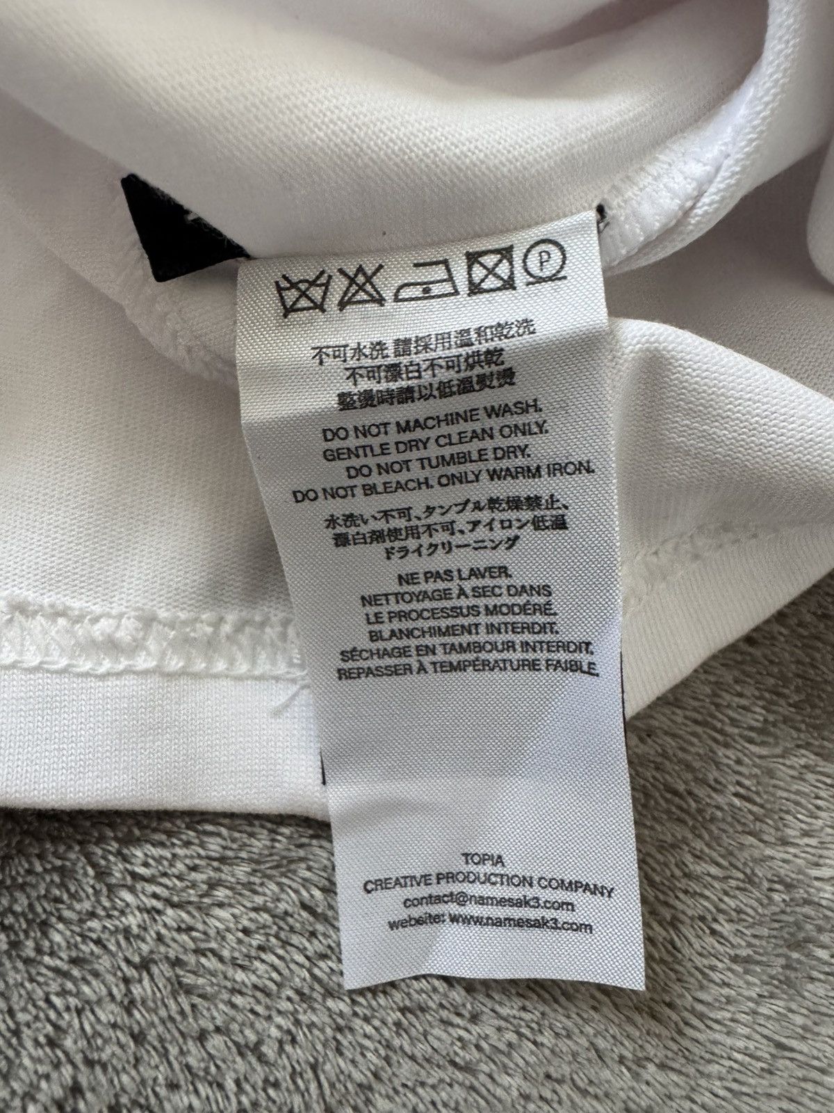 NAMESAKE NAMESAKE White Sava T-Shirt Size US M / EU 48-50 / 2 - 10 Thumbnail