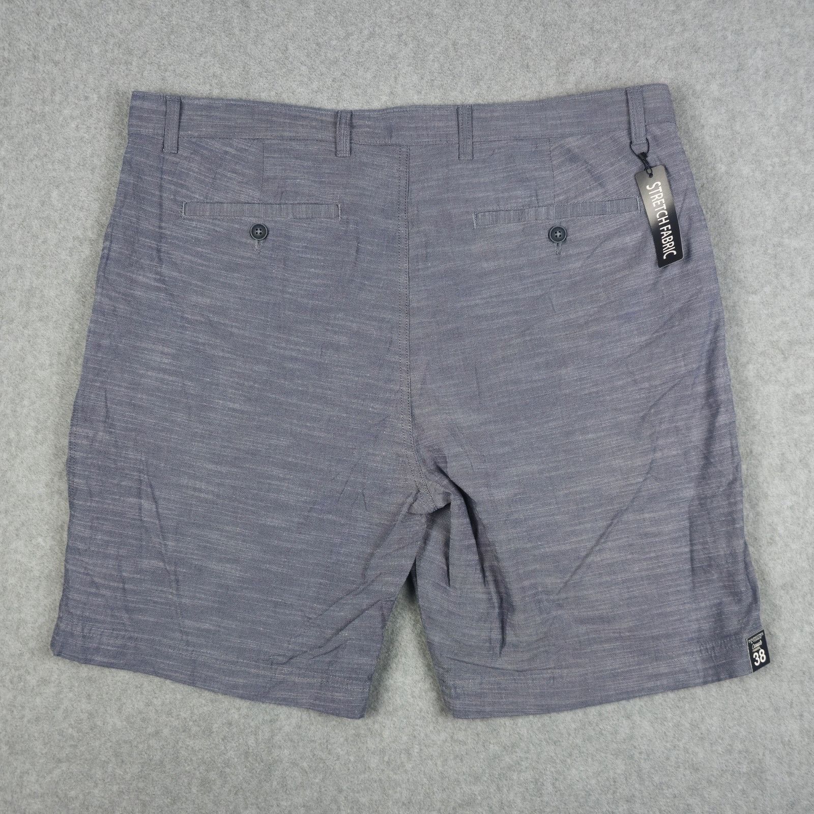 Roundtree & Yorke NWT Roundtree & Yorke 38 Gray Flat Front Chino Style Shorts Size US 38 / EU 54 - 2 Thumbnail