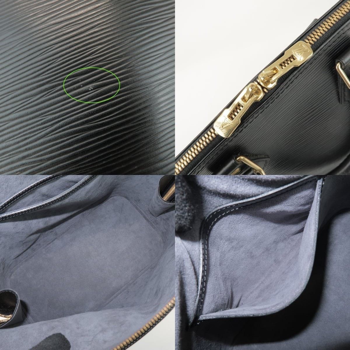 Louis Vuitton Louis Vuitton Epi Alma PM Shoulder Bag Black Size ONE SIZE - 7 Thumbnail