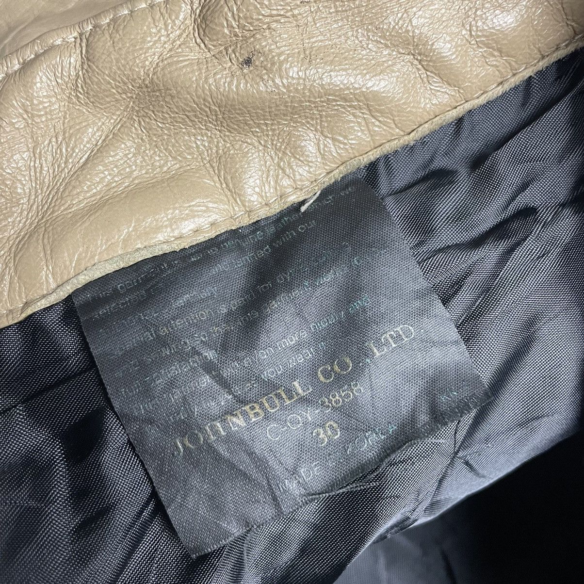 Genuine Leather VINTAGE JOHN BULL GENUINE LEATHER PANTS Size US 28 / EU 44 - 17 Thumbnail