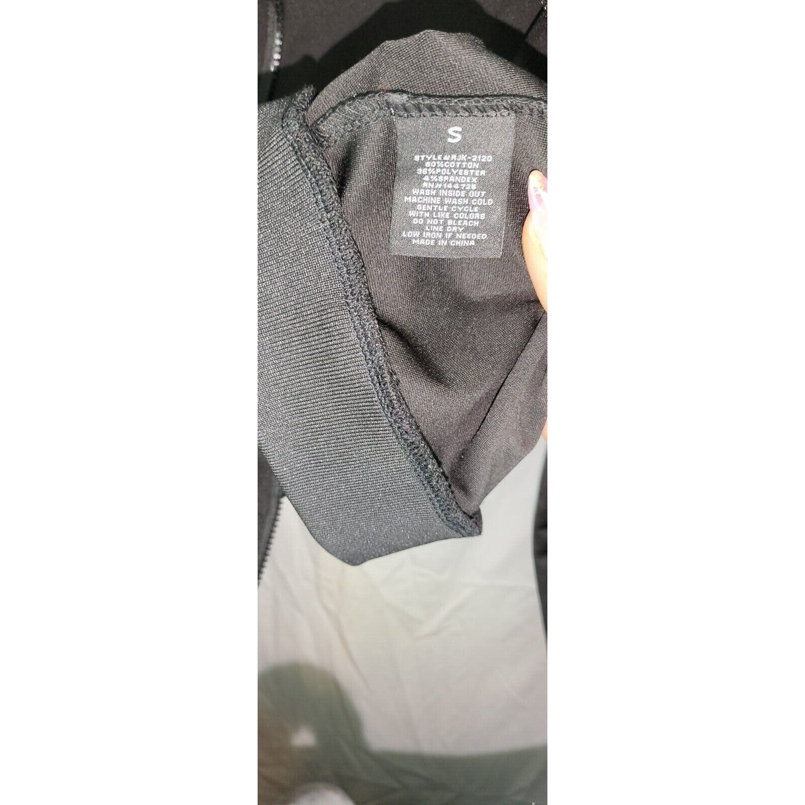 Other American Brazi Black Varsity Sport Zip Crop Jacket Size S Size S / US 4 / IT 40 - 6 Thumbnail