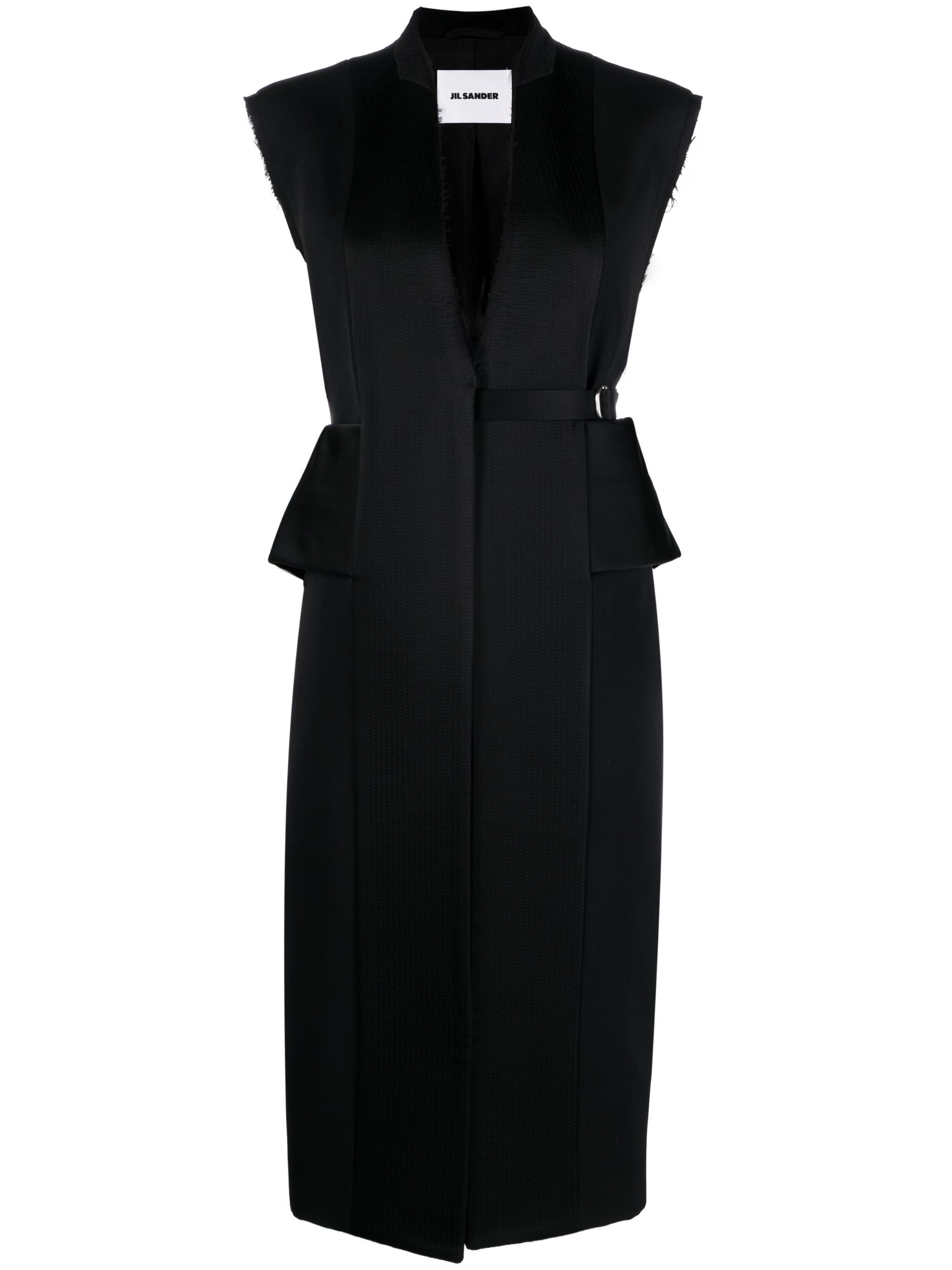Jil Sander o1loc1c1124 Vests in Black Size S / US 4 / IT 40 - 1 Thumbnail
