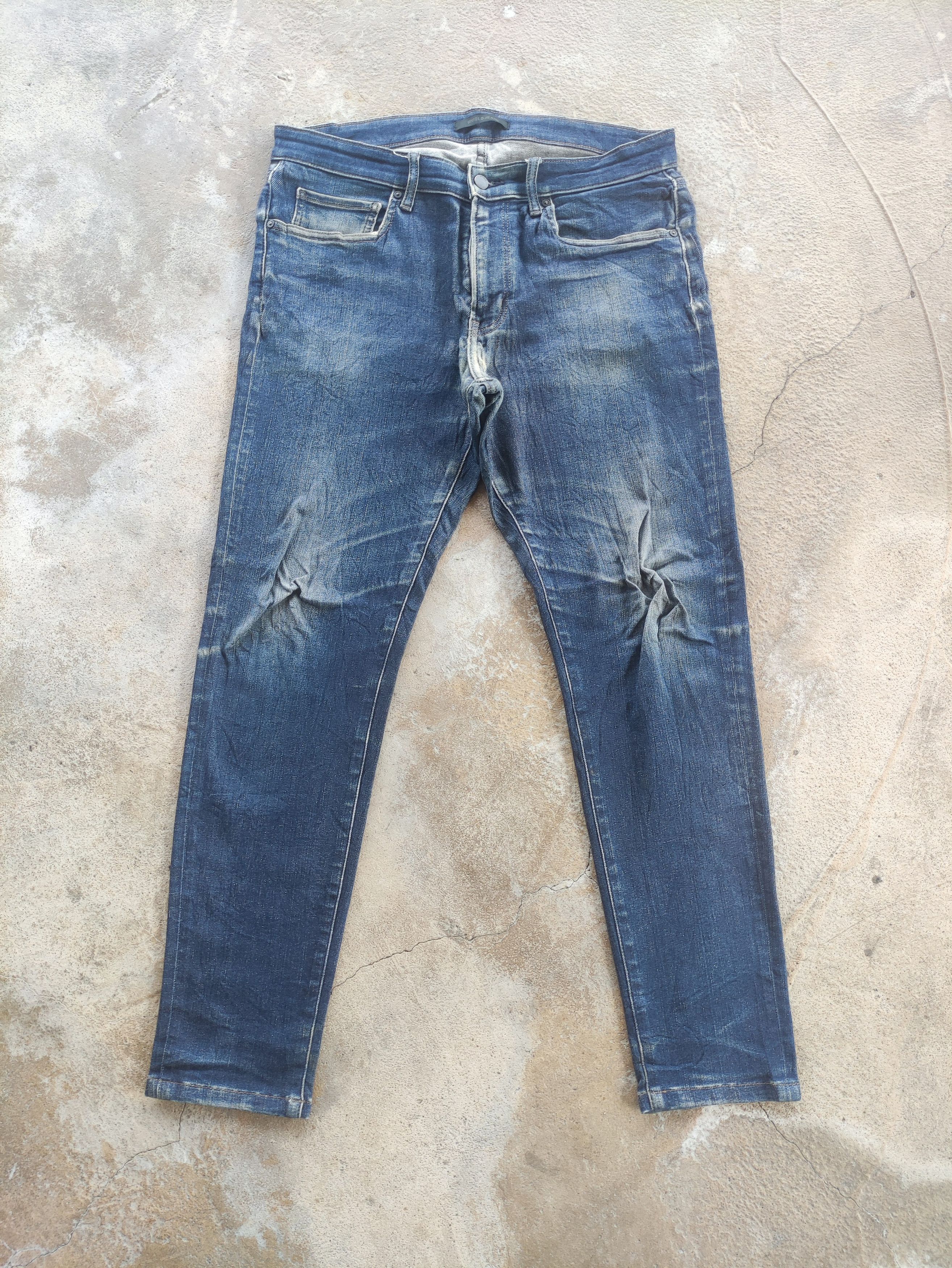 Japanese Brand Vintage Japanese Brand Faded Denim Pants Size US 35 - 1 Thumbnail