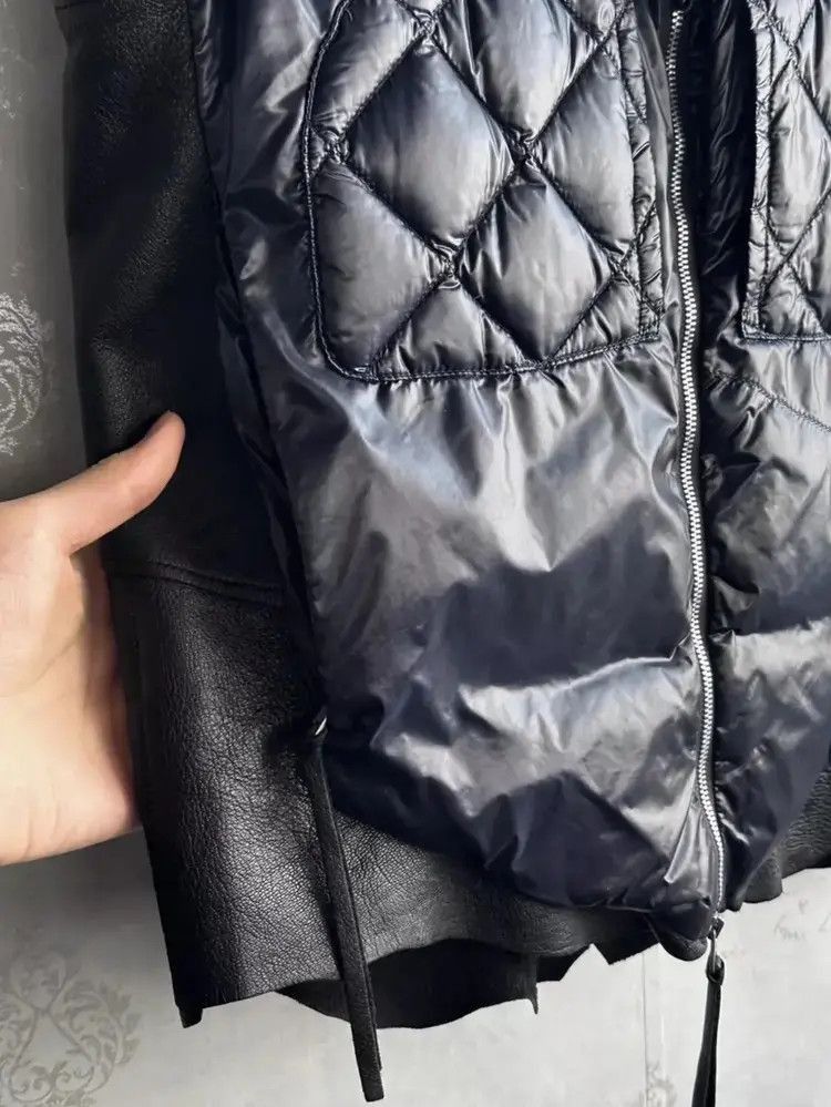 Takahiromiyashita The Soloist. Sz 48 The Soloist 12AW Leather Joint Puffer Vest-2505 Size US M / EU 48-50 / 2 - 4 Thumbnail