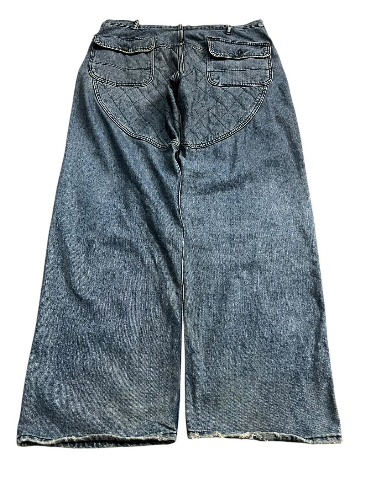 Fat Tokyo × If Six Was Nine 💥Baggy💥Vintage Fat Tyo Sashiko Boro Style Denim Size US 36 / EU 52 - 2 Thumbnail