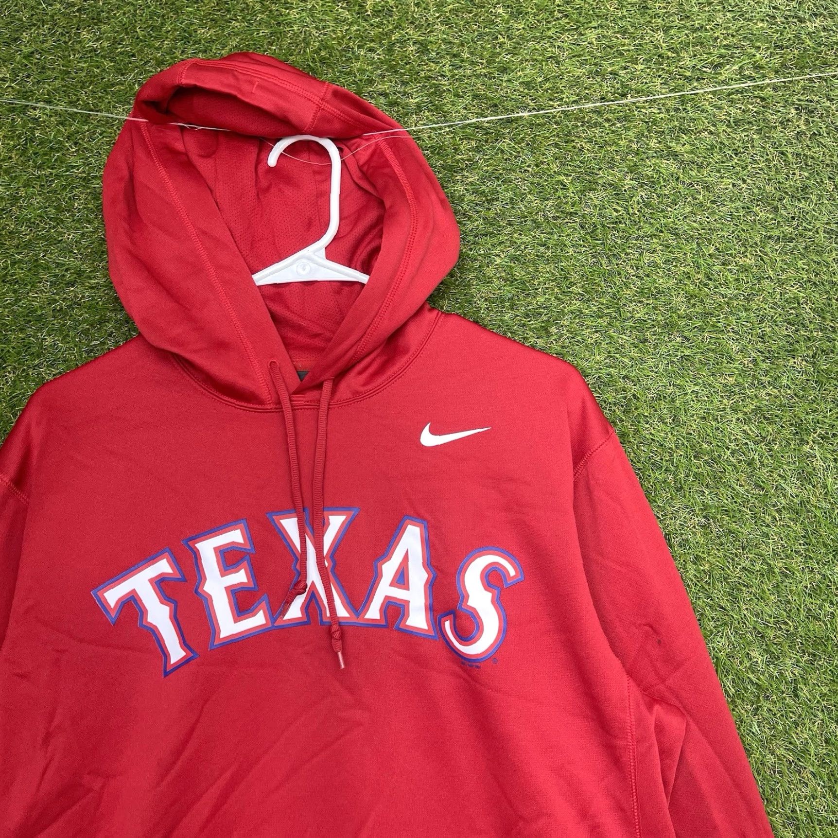 Nike Nike Texas Houston Sweatshirt Mens Medium Therma-Fit Red Swoosh Kuimi Hoodie Size US M / EU 48-50 / 2 - 2 Thumbnail