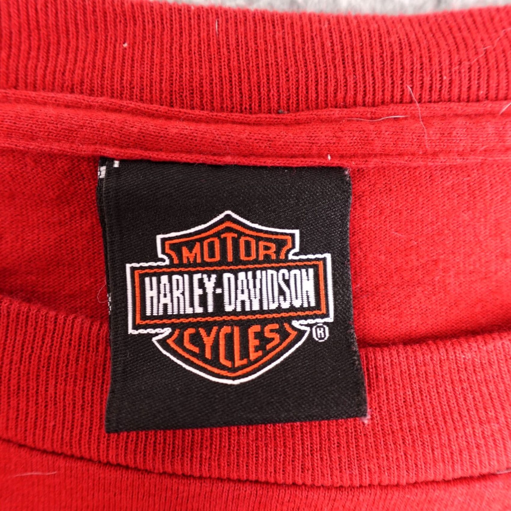Harley Davidson Harley-Davidson Shirt Mens XL Red Short Sleeve Greenville South Carolina 2005 Biker Motorcycle USA Size US XL / EU 56 / 4 - 3 Thumbnail