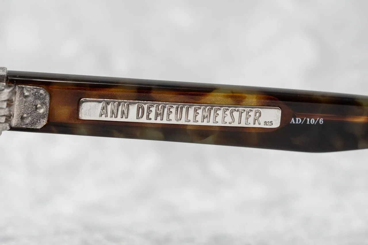 Ann Demeulemeester Ann Demeulemeester Sunglasses Flat Top Black and Brown Size ONE SIZE - 9 Thumbnail