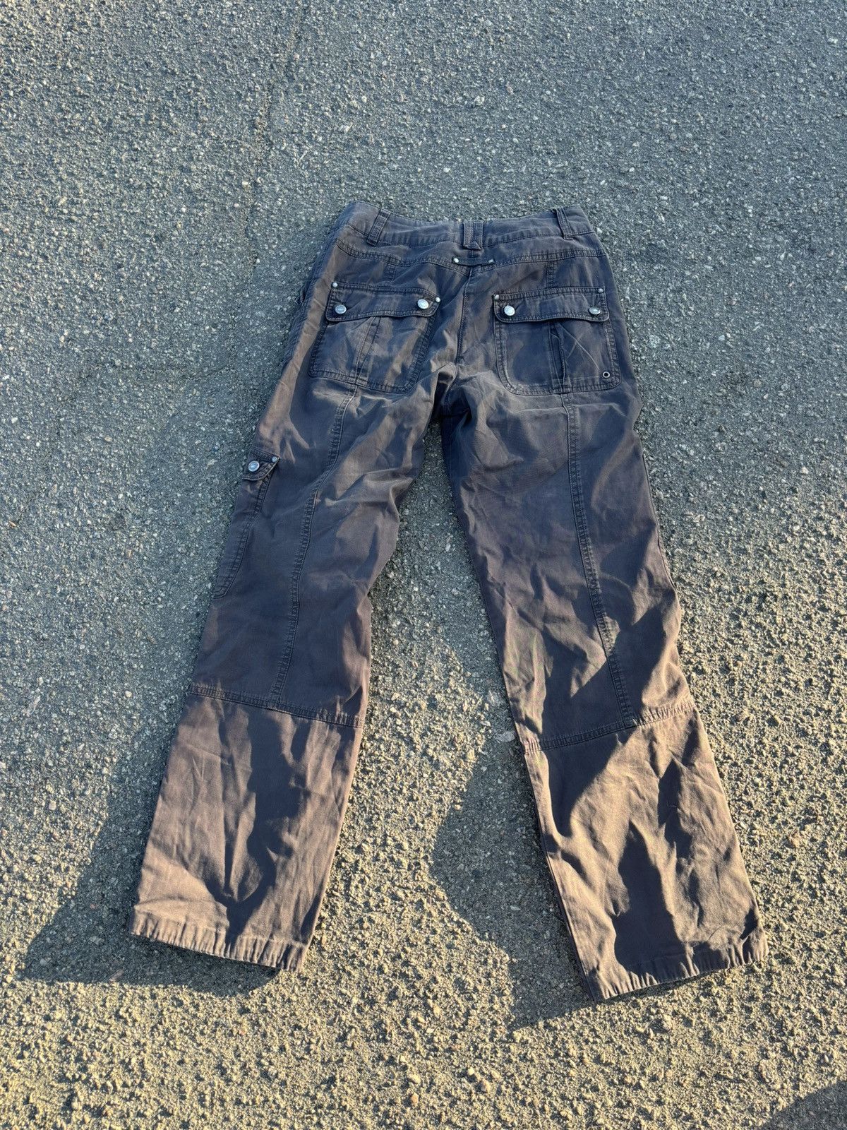 Vintage Vintage Y2K streetone cargo avant garde pants Size 24" / US 00 / IT 34 - 9 Thumbnail