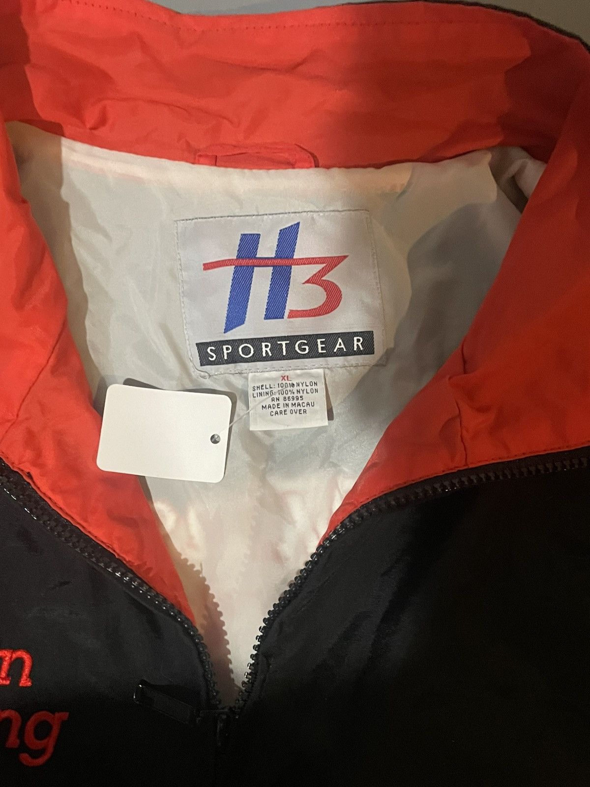 Vintage 💥 1998 NHRA Winston Drag Racing Zip Up Patch Light Jacket 💥 Size US XL / EU 56 / 4 - 4 Thumbnail