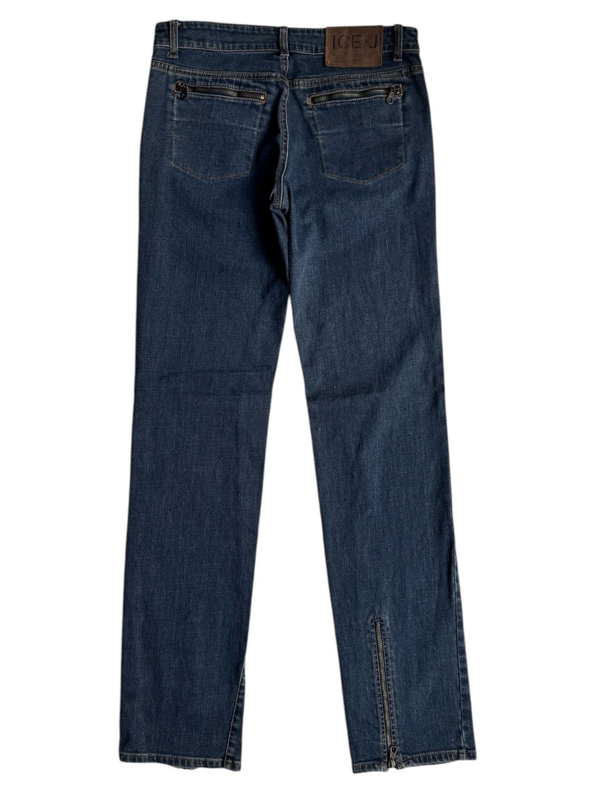 Iceberg VERY RARE VINTAGE PANTS DENIM JEANS ICEBERG BIKER STYLE Size US 30 / EU 46 - 2 Thumbnail