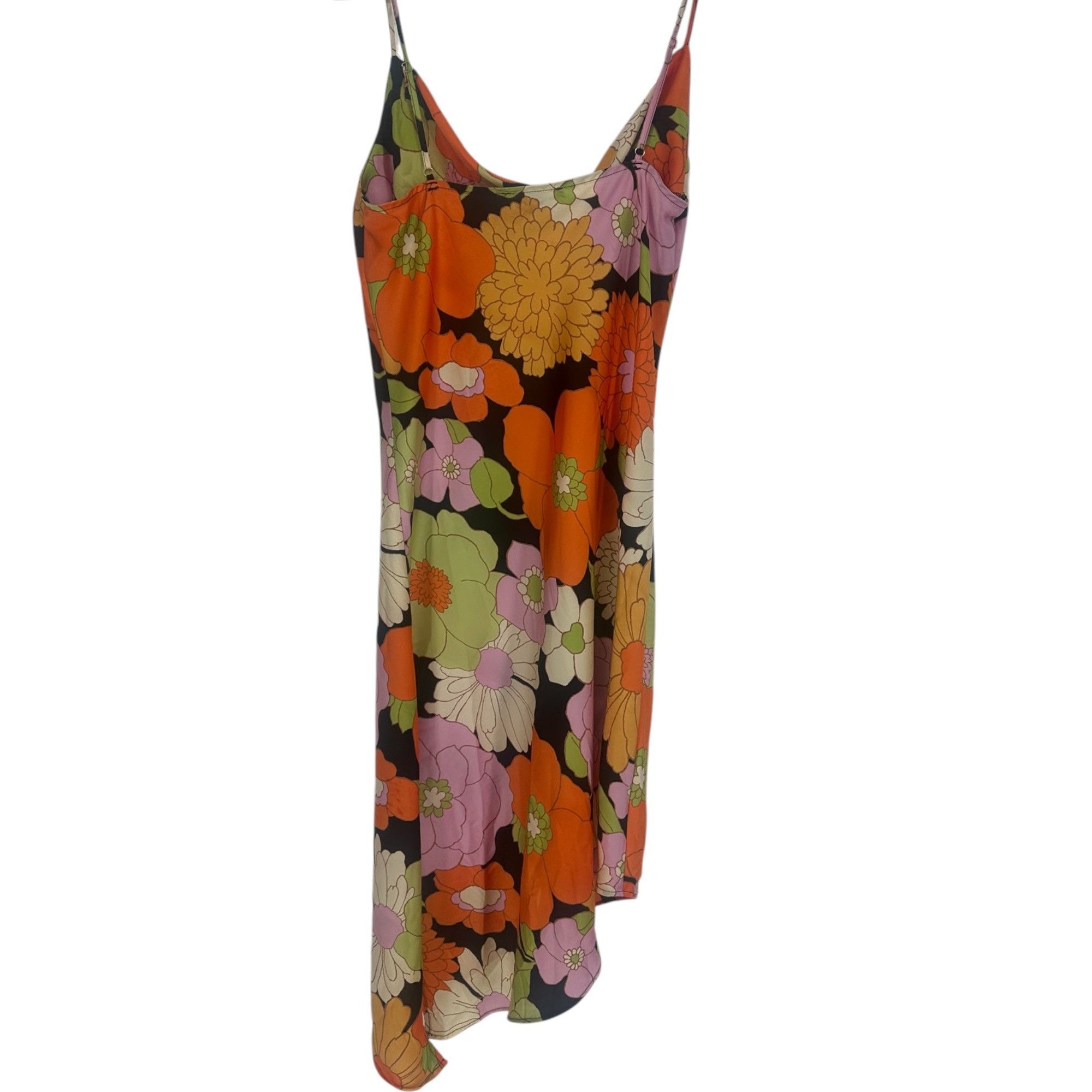 Forever 21 Forever 21 Women’s Retro Floral Slip Dress Large Asymmetrica Size L / US 10 / IT 46 - 3 Thumbnail