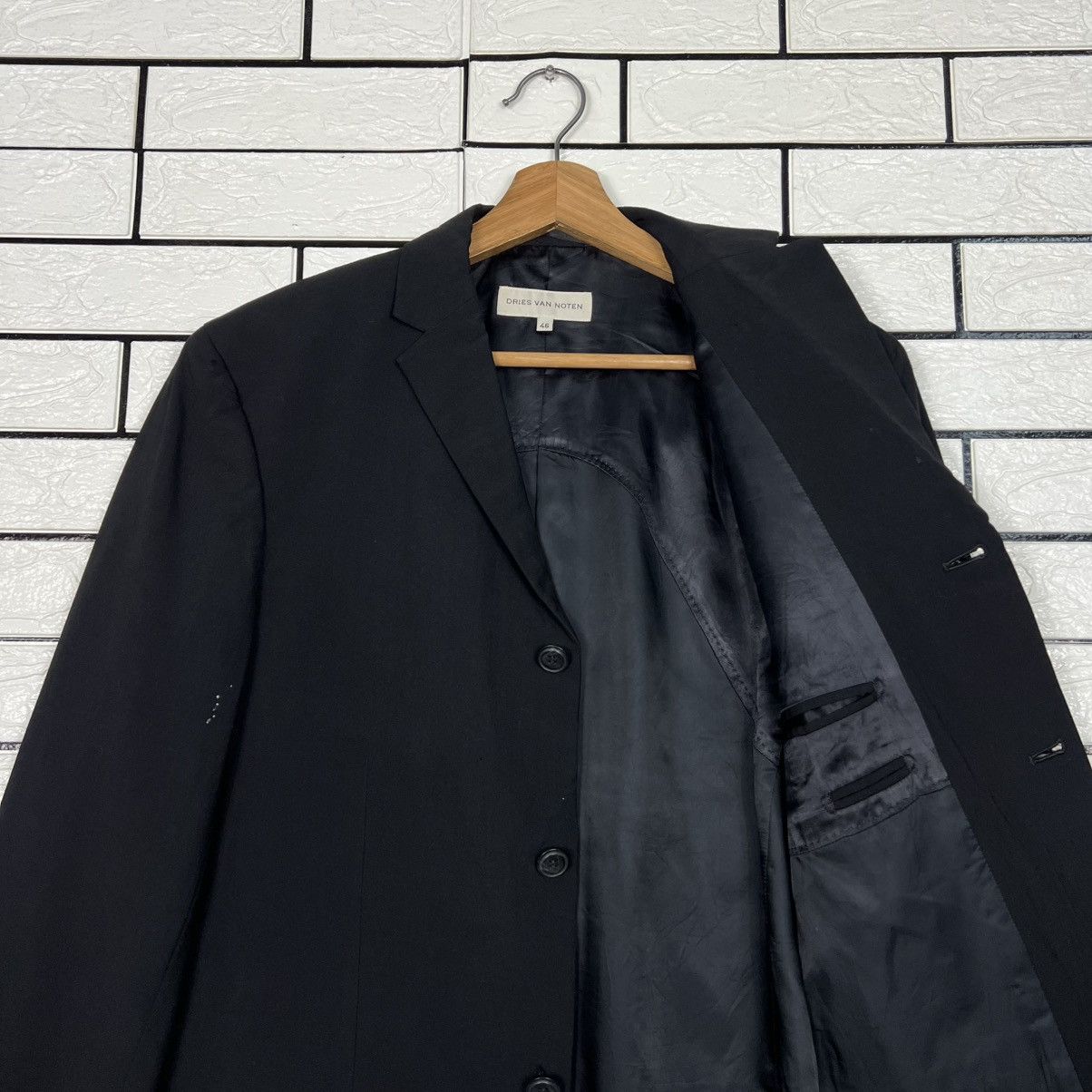 Dries Van Noten DRIES VAN NOTEN Wool Blazer / Suit Jacket #4119-C187 Size 40R - 9 Thumbnail