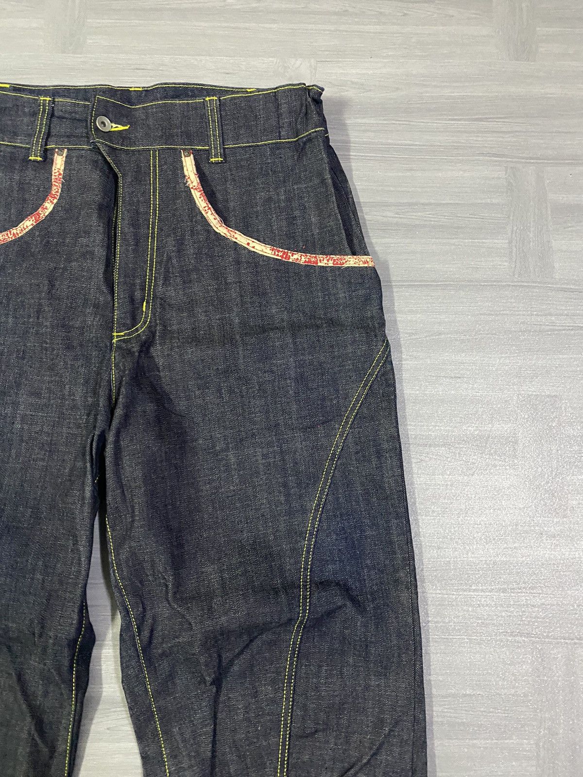 Japanese Brand Rare Monsteat by Momotaro Baggy Denim Jeans Size US 36 / EU 52 - 2 Thumbnail