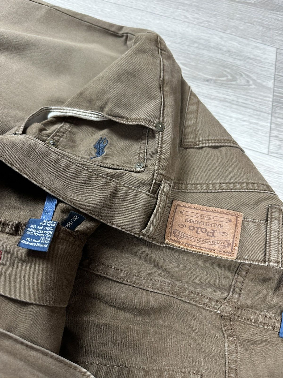 Polo Ralph Lauren × Vintage Vintage Polo Ralph Lauren Brown Denim Jeans Pants Size 38 Size US 38 / EU 54 - 6 Thumbnail