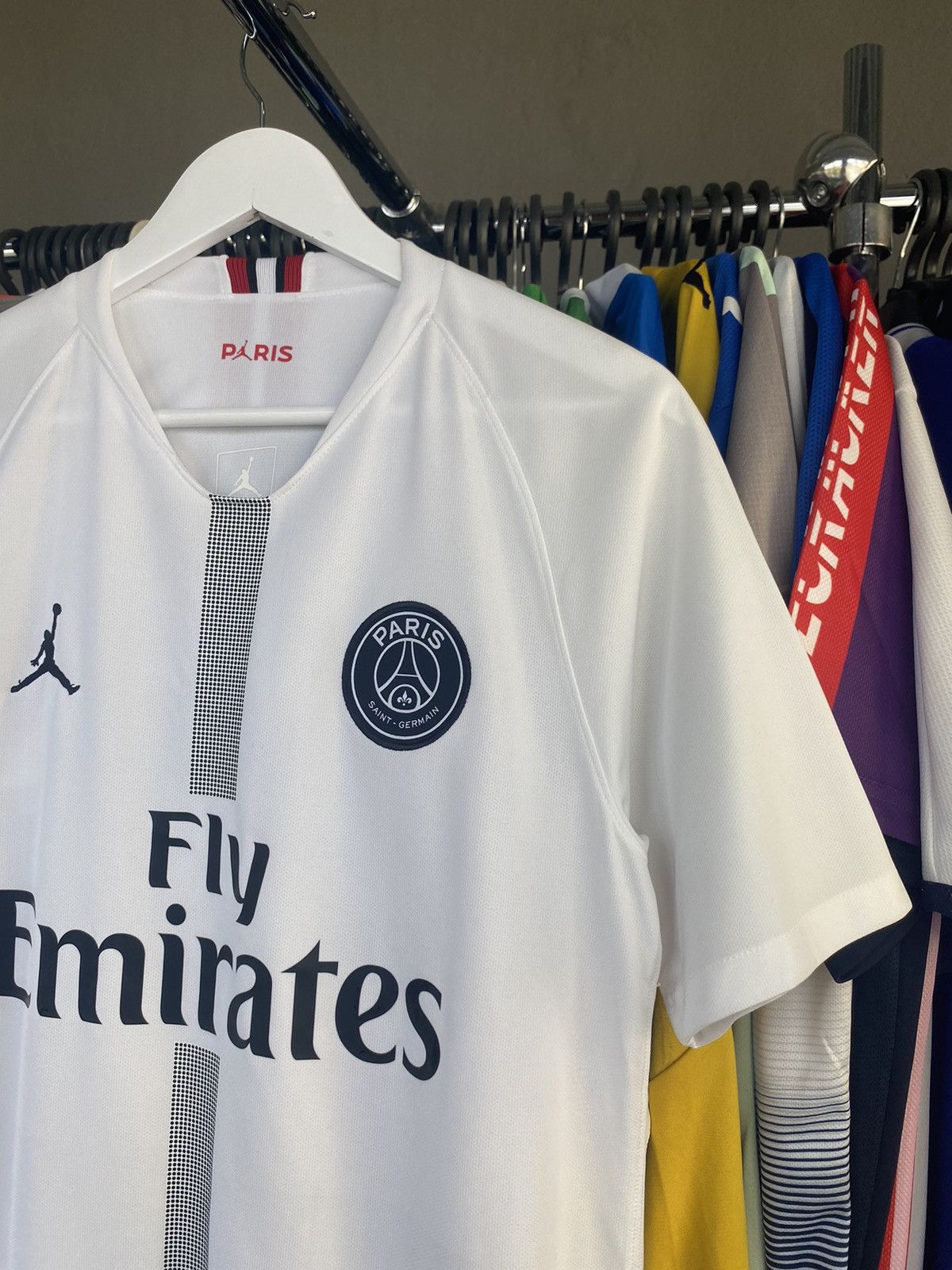Jordan Brand 2018/19 JORDAN PSG #7 MBAPPE SOCCER FOOTBALL JERSEY SHIRT Size US M / EU 48-50 / 2 - 4 Thumbnail