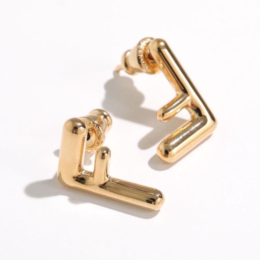 Fendi o1s1wg110426 Size:OS/Ff Earrings Small in Golden Size ONE SIZE - 2 Thumbnail