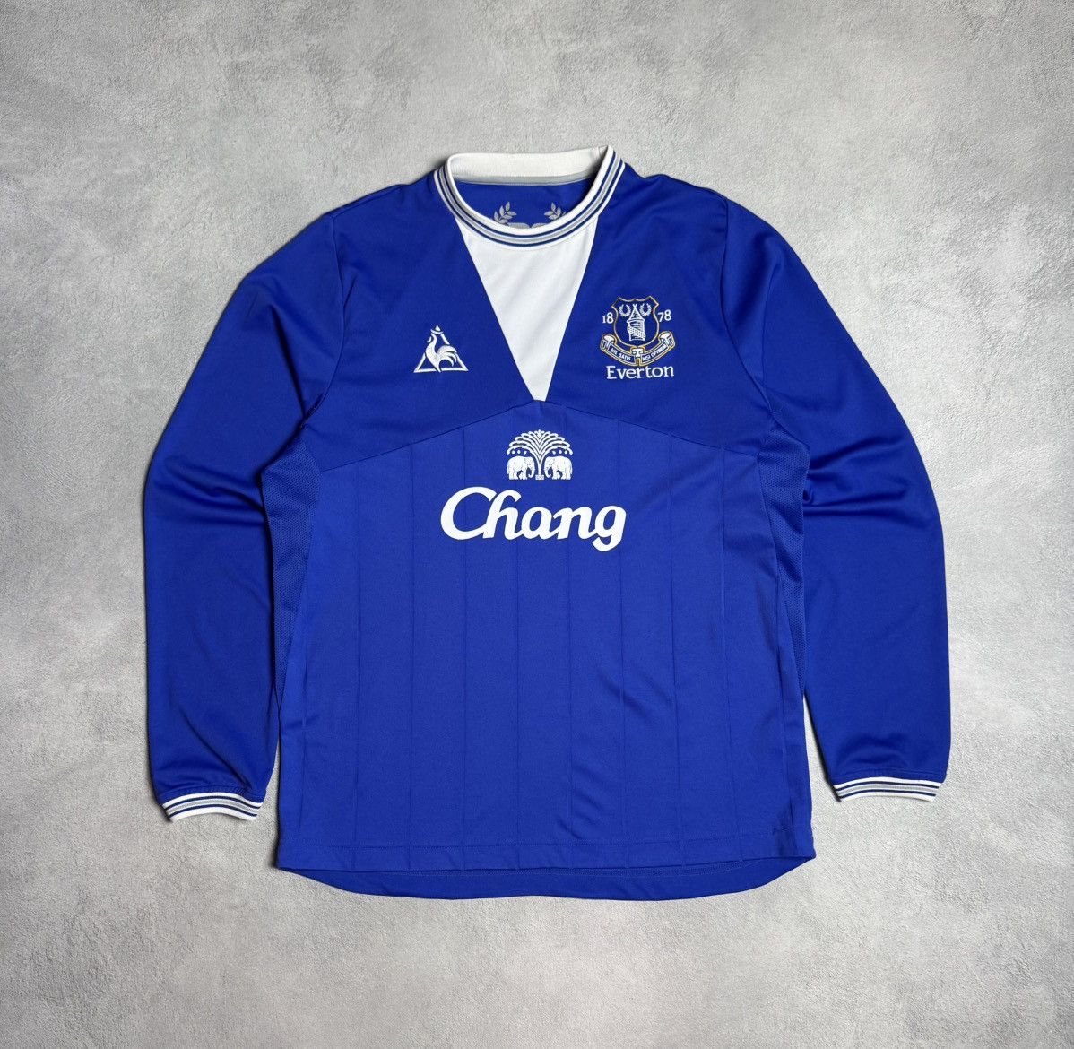Le Coq Sportif Everton 2009/10 Home Shirt Jersey Long Sleeve Le Coq Sportif Size US L / EU 52-54 / 3 - 1 Thumbnail