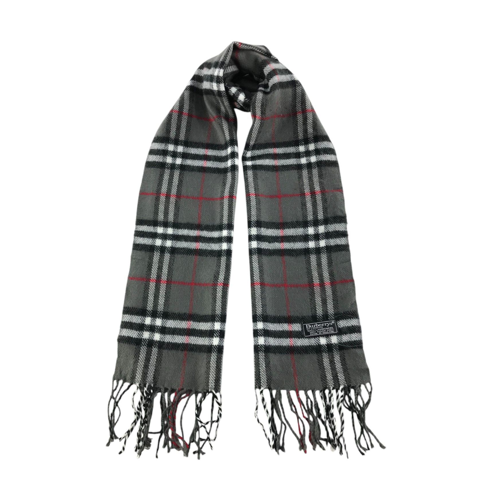 Burberry × Vintage Burberry Scarf / Muffler / Neckwear - WW2590 Size ONE SIZE - 1 Thumbnail