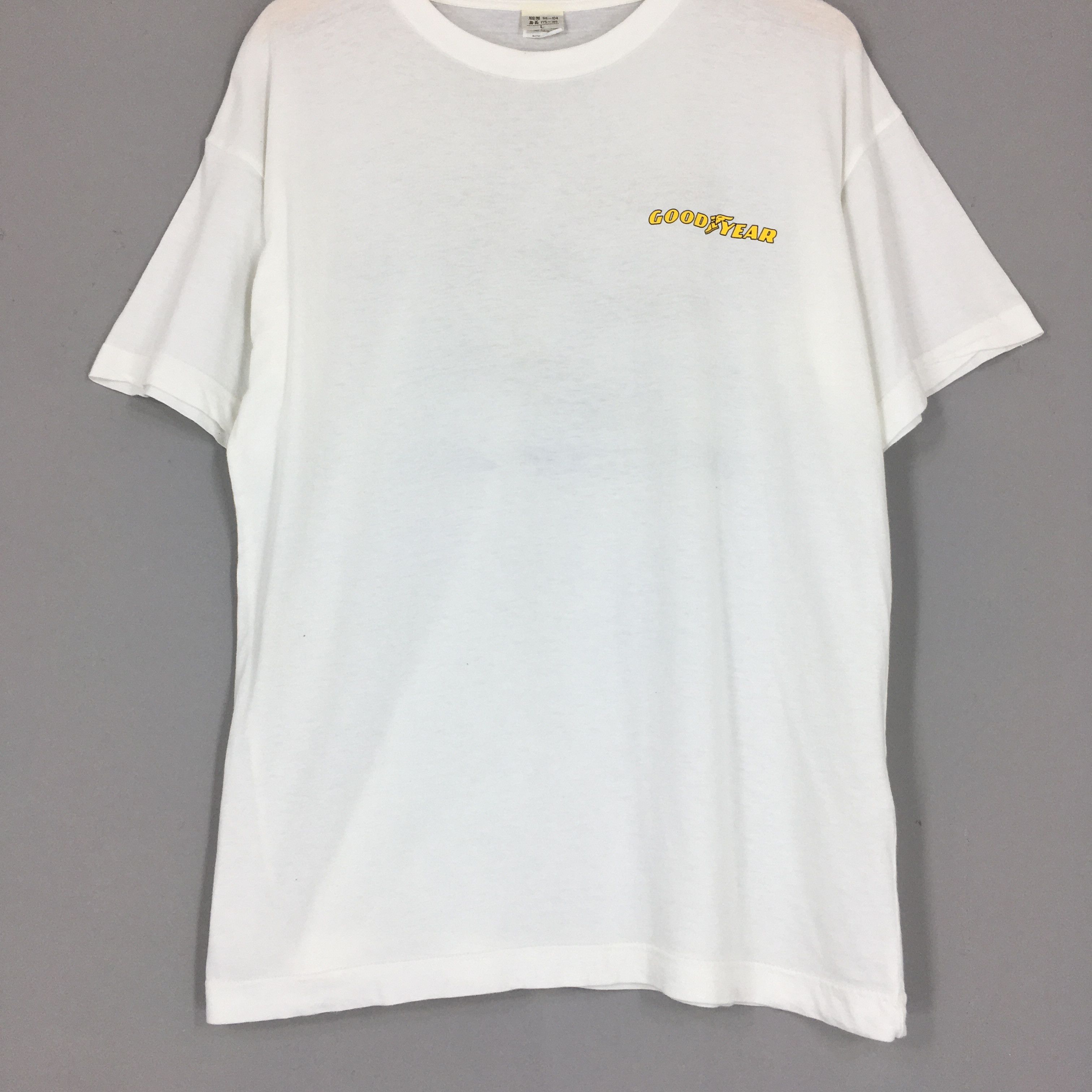 Formula 1 × Vintage Vintage 90s Goodyear F1 Racing White T Shirt Large Size US L / EU 52-54 / 3 - 5 Thumbnail