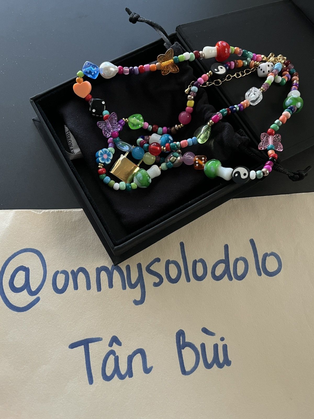Other Bead Double Chain Necklace Size ONE SIZE - 5 Thumbnail