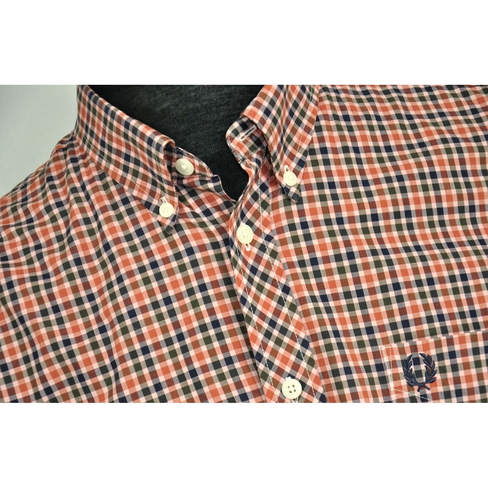 Fred Perry FRED PERRY Shirt Gingham Check Long Sleeve Men's M Size US M / EU 48-50 / 2 - 2 Thumbnail