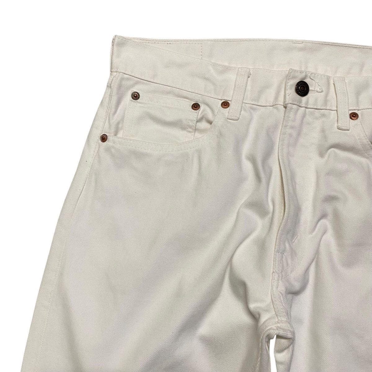 Orslow Orslow 107 Ivy Fit White Denim Jeans Size US 32 / EU 48 - 4 Thumbnail