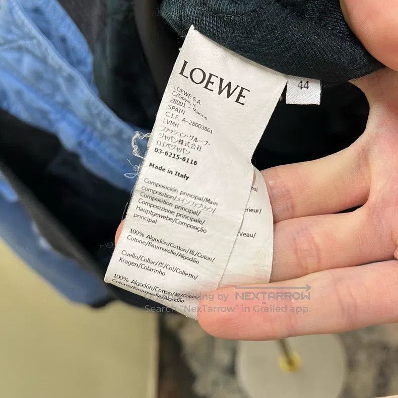 Loewe Loewe Denim Cotton Jacket - Blue Size US S / EU 44-46 / 1 - 4 Thumbnail