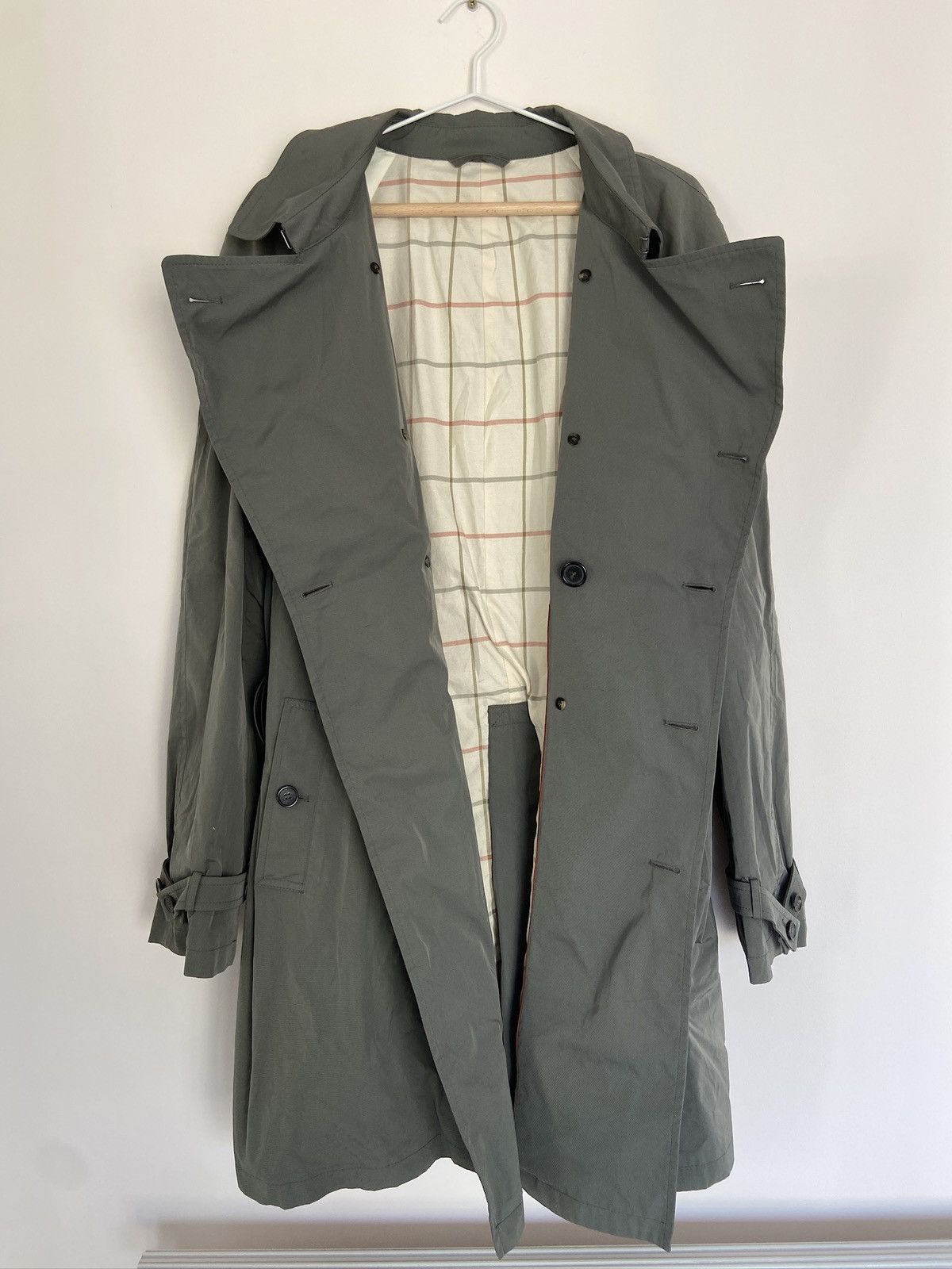 Loro Piana Loro Piana Light Olive Stormey Trench Tecno Coat Size US XXL / EU 58 / 5 - 14 Thumbnail