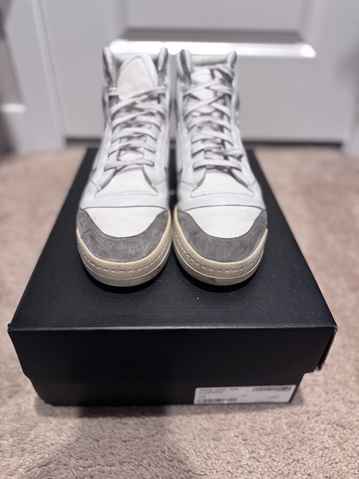 Saint Laurent Paris Saint Laurent High Top Trainers Size US 8.5 / EU 41-42 - 1 Thumbnail