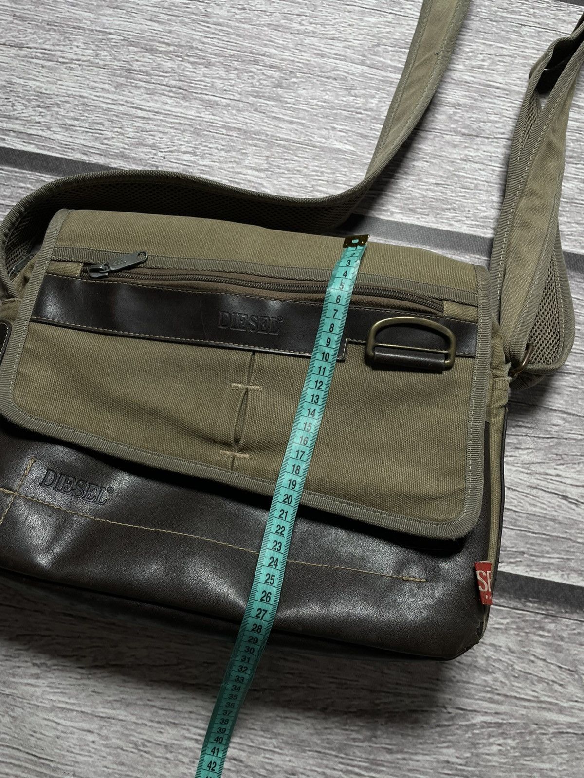 Diesel Diesel Vintage Leather Archival Avant Garde Y2k Shoulder Bag Size ONE SIZE - 20 Thumbnail