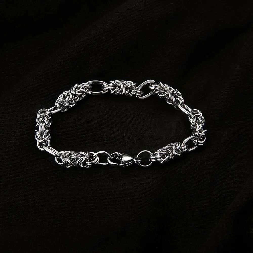 Jewelry × Vintage Silver Titanium Men's Vintage Bracelet Size ONE SIZE - 3 Thumbnail