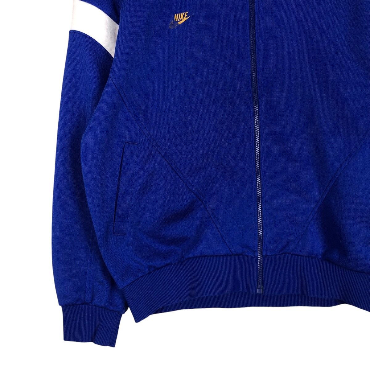 Japanese Brand × Nike × Vintage Vintage Nike Black Tag Blue Sweater Jacket Japan Production Size US M / EU 48-50 / 2 - 3 Thumbnail
