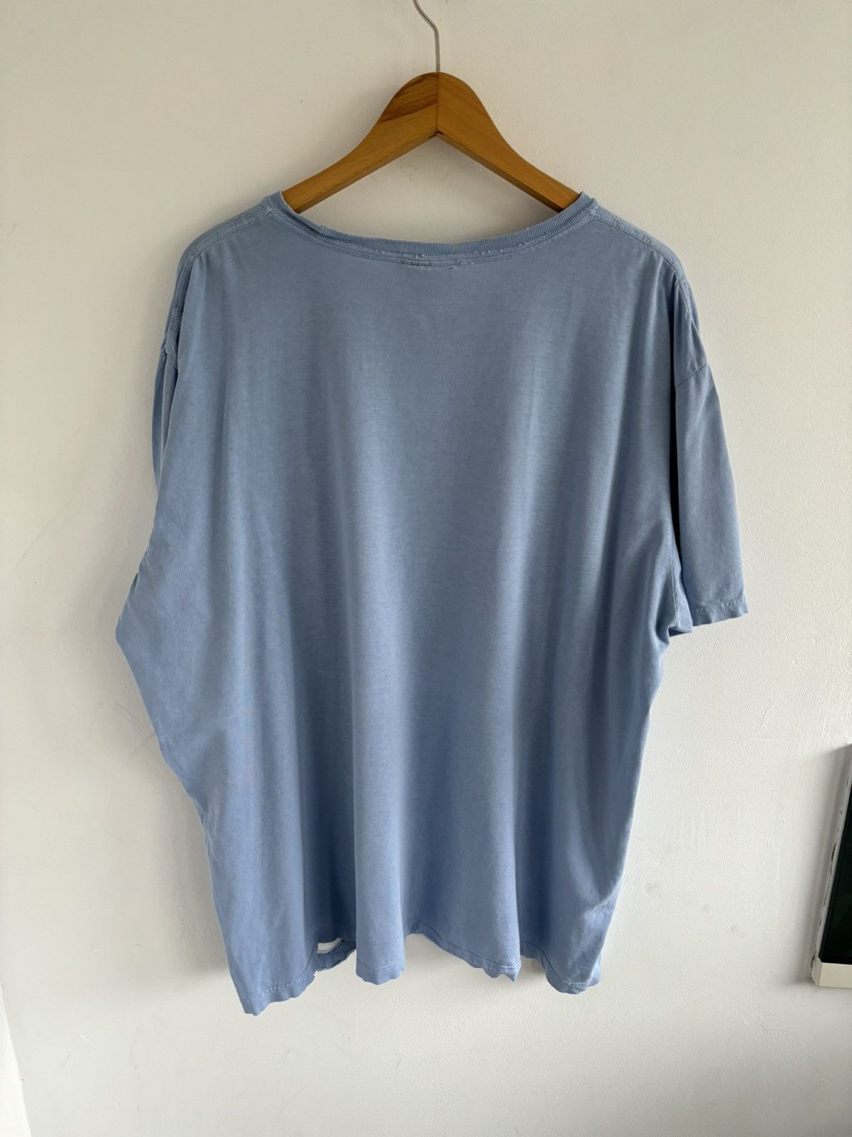Polo Ralph Lauren × Ralph Lauren Vintage Polo Ralph Lauren Blue Distressed Tee Size US XXL / EU 58 / 5 - 8 Thumbnail