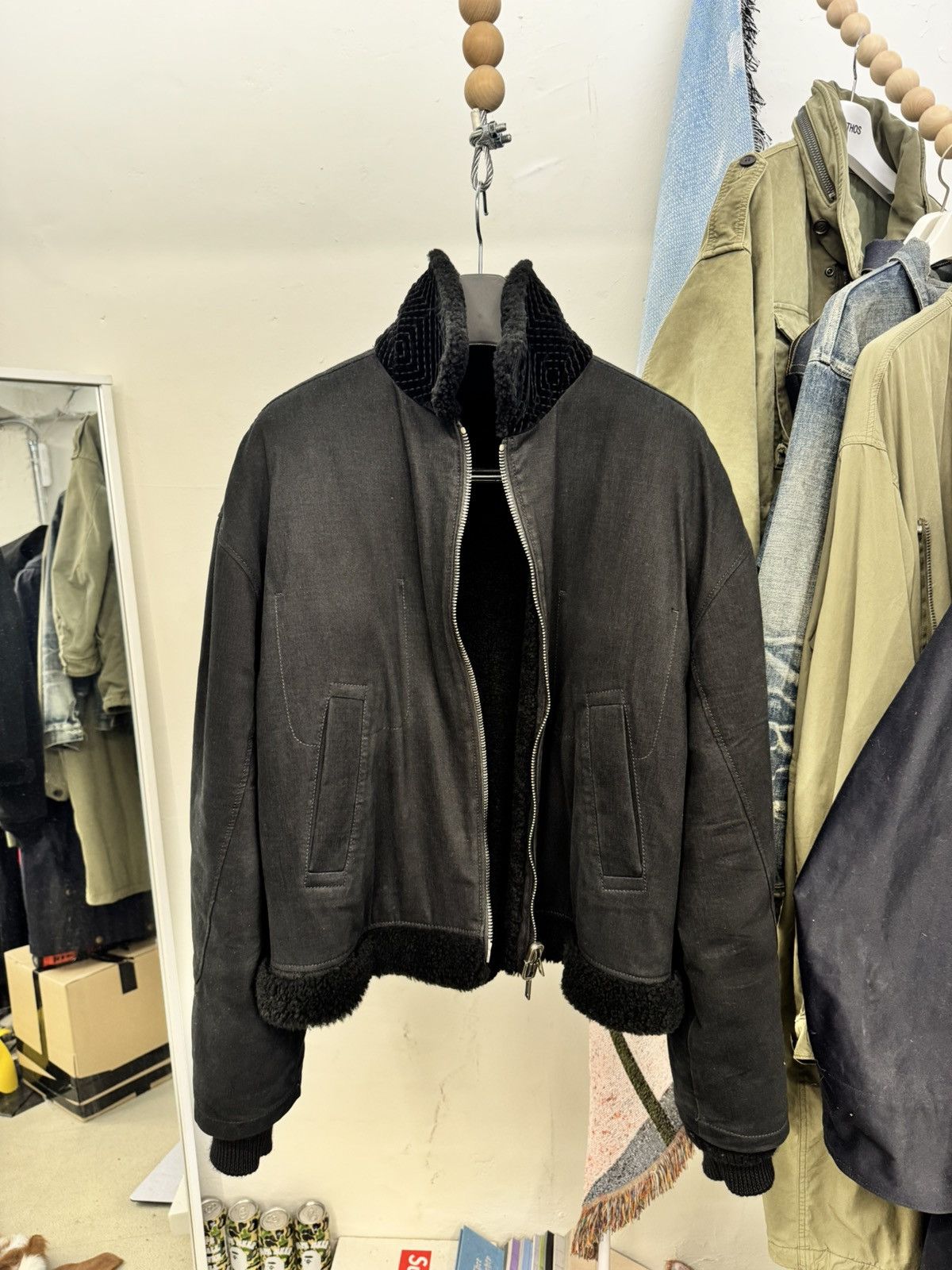 Haider Ackermann Haider ackermann shearling bomber jacket Size US XL / EU 56 / 4 - 1 Thumbnail