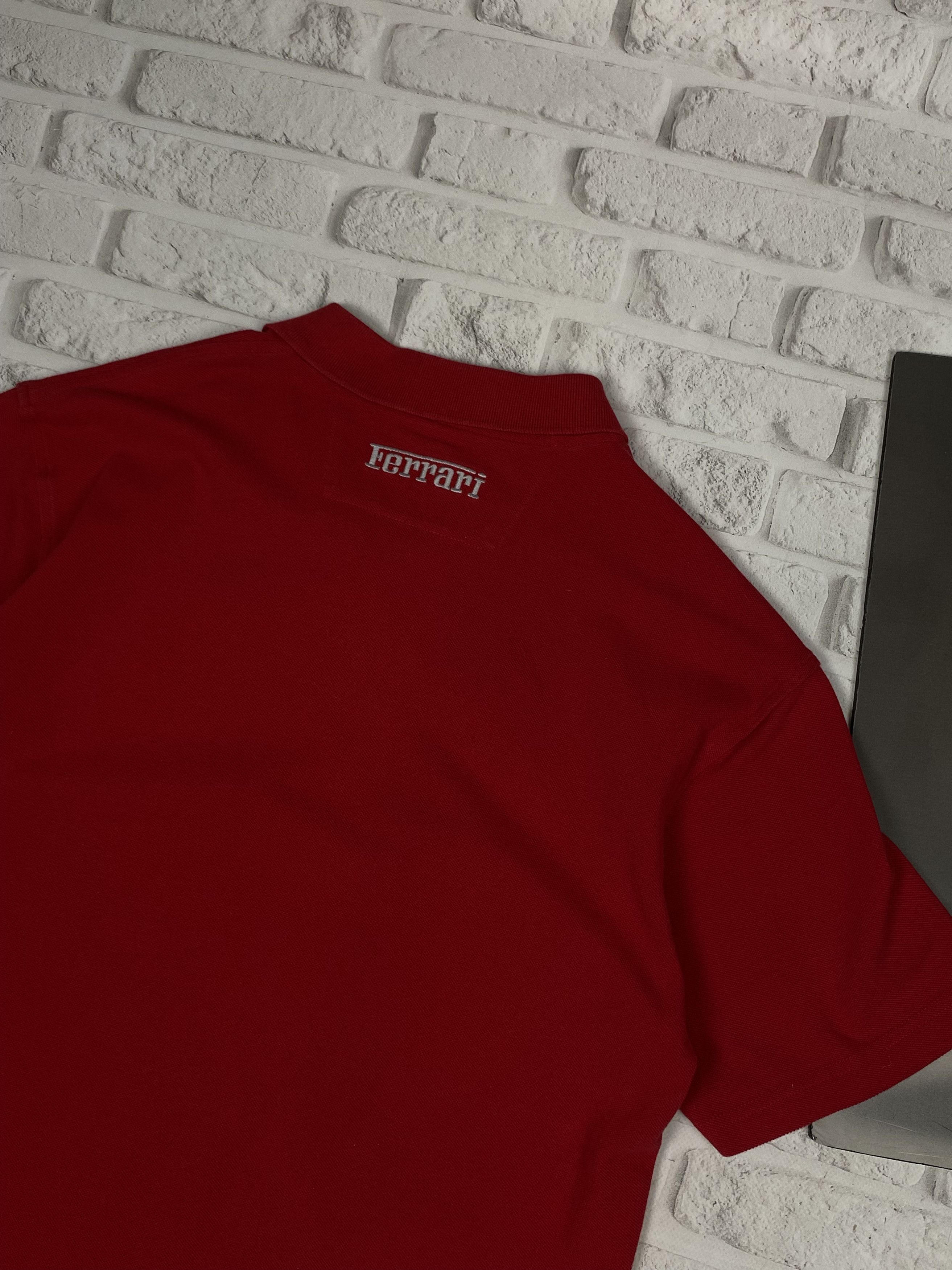 Ferrari VTG Ferrari Official Red Polo Embroidered Shirt Men's L 90’s Size US L / EU 52-54 / 3 - 13 Thumbnail