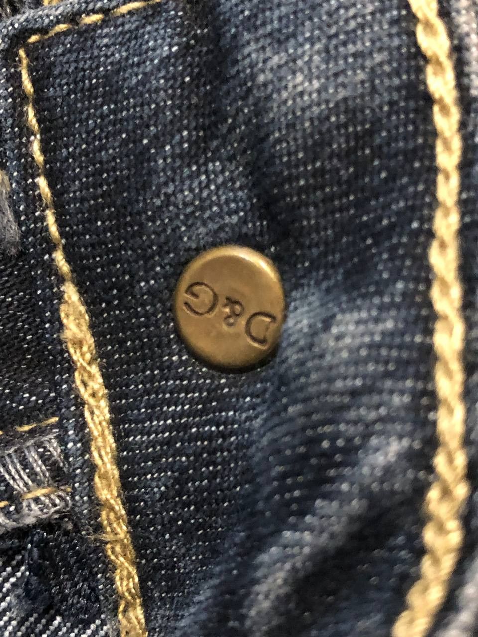 Dolce & Gabbana blue jeans Vintage Y2K Dolce&Gabbana luxury Denim pants Size 29" - 11 Thumbnail