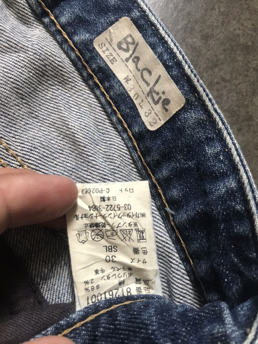 Jimmy Taverniti × Taverniti × Vintage Jimmy Taverniti - Blackie Fade Washed Splattered Paint Jeans Size US 30 / EU 46 - 10 Thumbnail