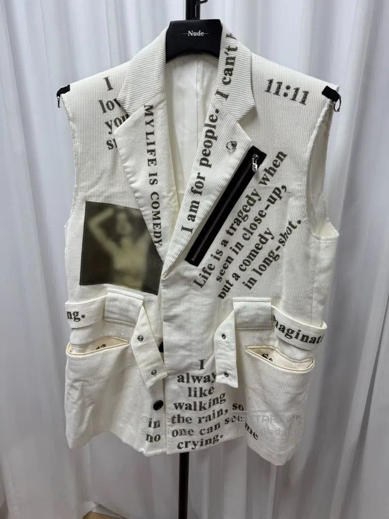 Takahiromiyashita The Soloist. Takahiromiyashita The Soloist. Velvet Patchwork Poetry Ves Size US S / EU 44-46 / 1 - 1 Thumbnail