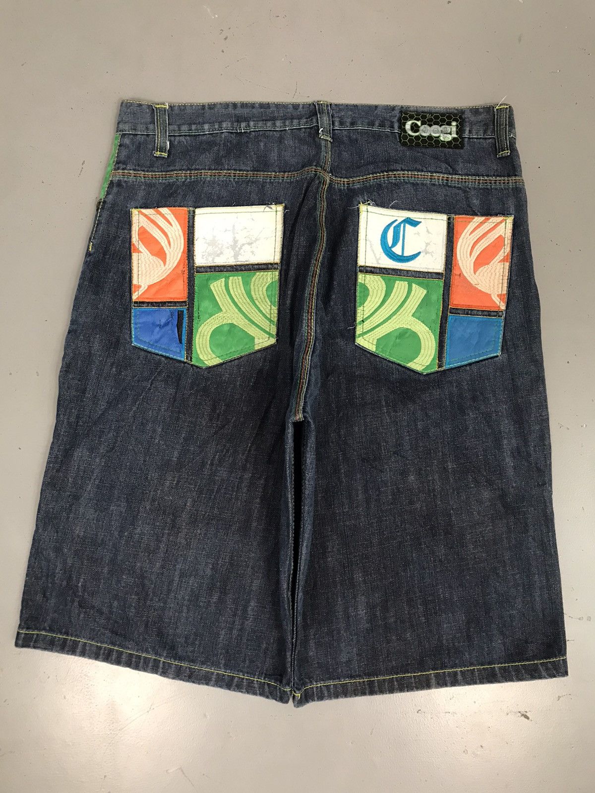 Coogi × Vintage Vintage Coogi embroidered denim short Size US 39 - 2 Thumbnail