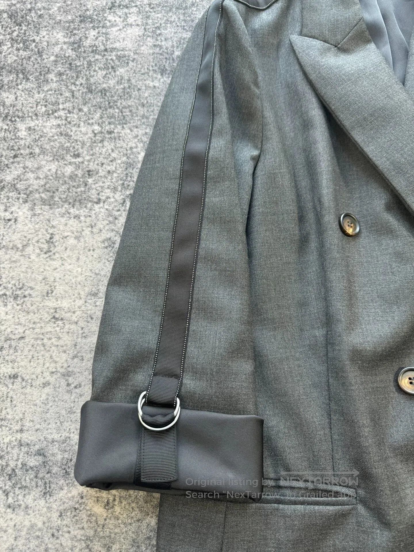 Brunello Cucinelli double-breasted wool jacket with beads. Size US L / EU 52-54 / 3 - 3 Thumbnail