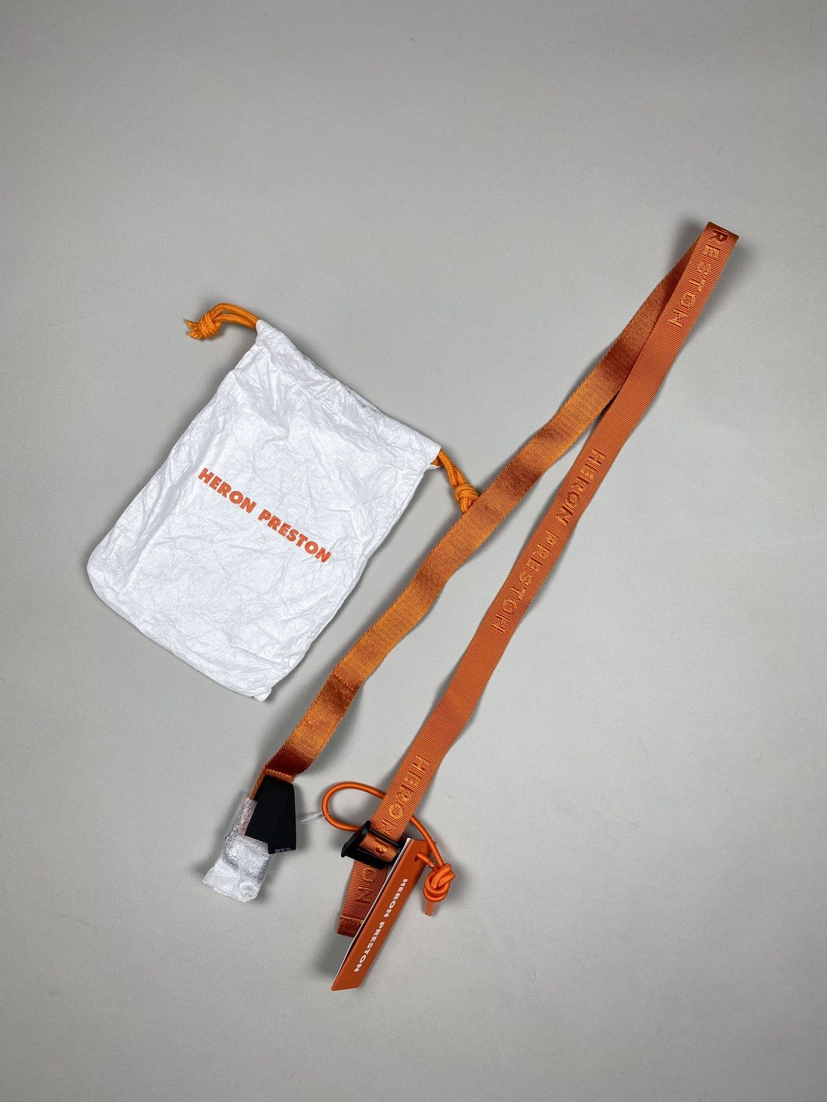 Heron Preston BNWT! Heron Preston Tiny Tape Magnetic Belt One Size Orange Size ONE SIZE - 4 Thumbnail
