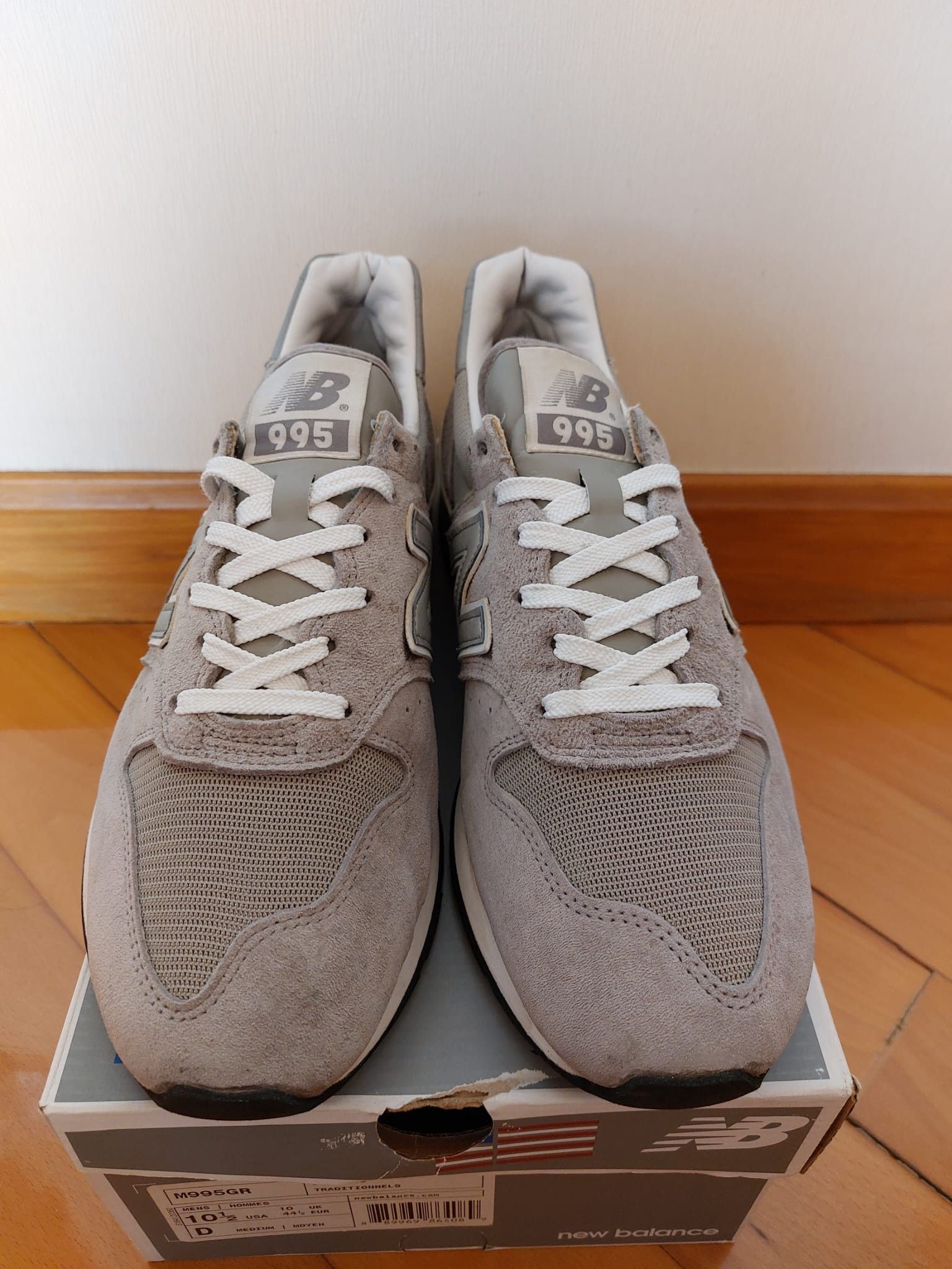 New Balance New Balance M995GR Size US 10.5 / EU 43-44 - 4 Thumbnail