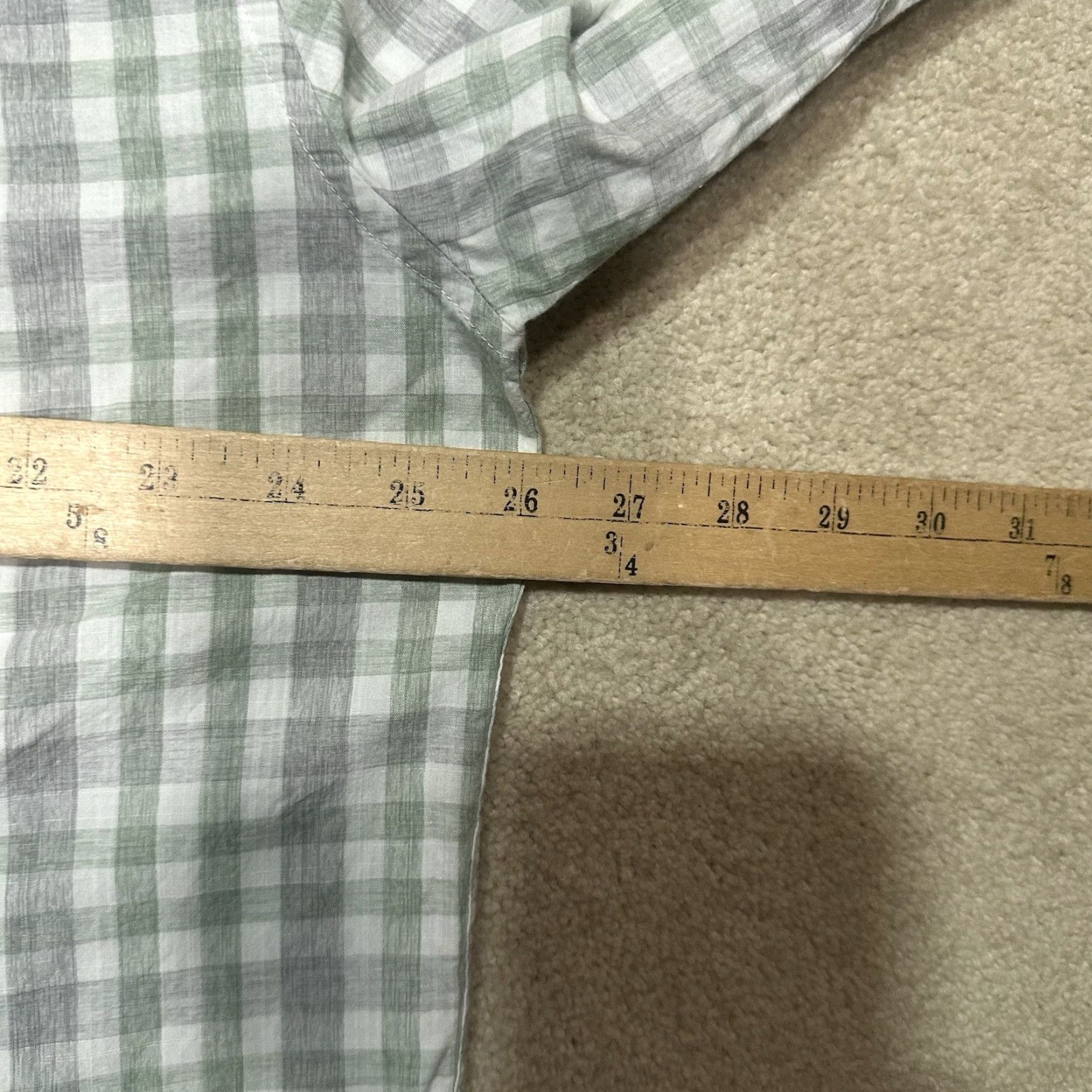 johnnie-O Johnnie-O Shirt Mens XL Green Check Bamboo Fordhart Button Up Size US XL / EU 56 / 4 - 7 Thumbnail