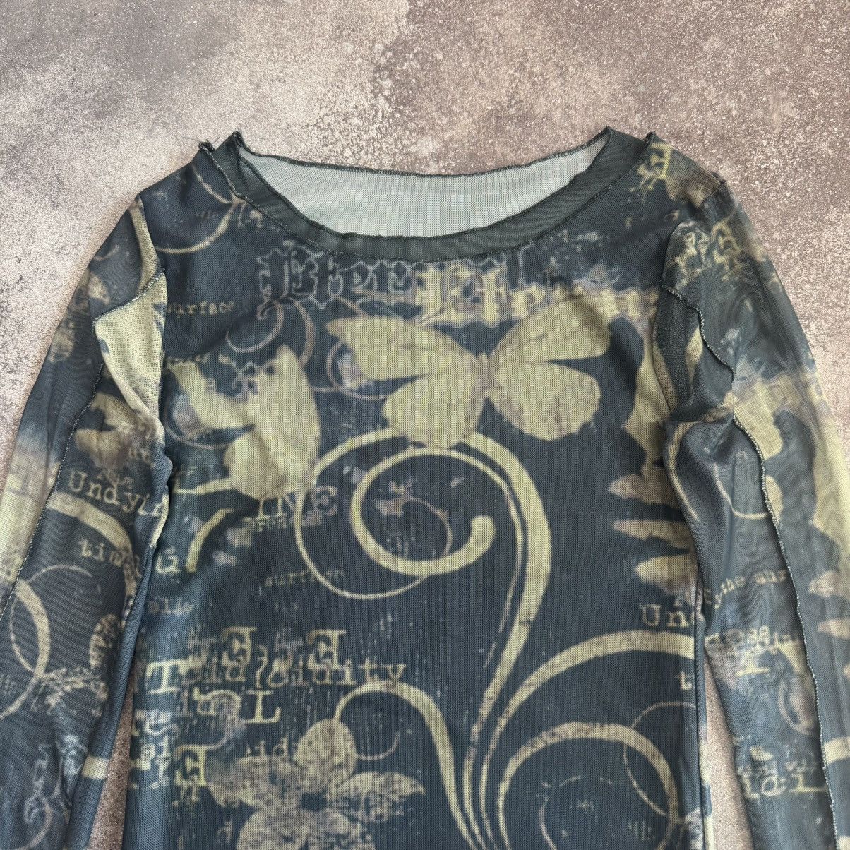 Hysteric Glamour Jean Paul Gaultier Style Mesh Long Sleeve Top Size S / US 4 / IT 40 - 4 Thumbnail